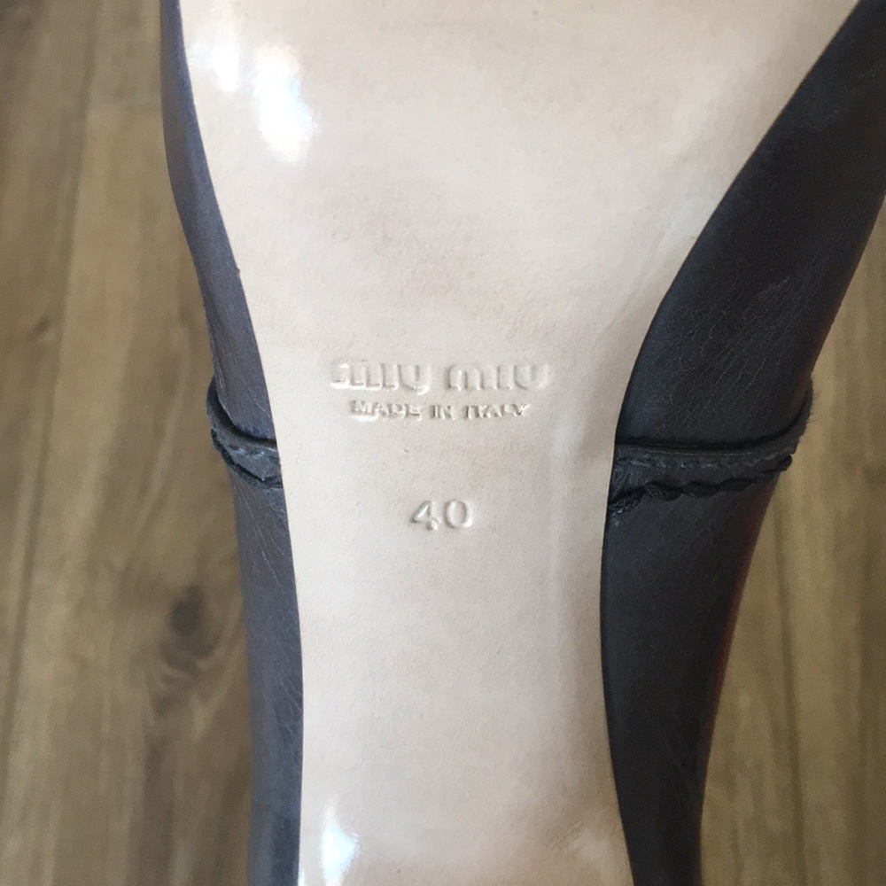 Miu Miu Peep Toe Platform Heel - image 5